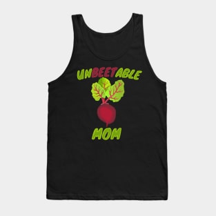 Unbeetable Mom Beet Design Tank Top